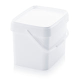 Auer 22L white container with lid