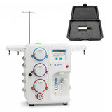 Main product image of Fresenius Kabi LOVO 6R4900 with touchscreen on and included calibration weight.