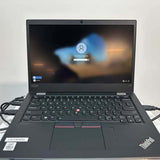 Lenovo laptop controller for CBS 2101-MPI freezer showing Windows login screen.