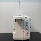 Side view of LOVO 6R4900 automated cell processor highlighting the color-coded pump adjustment knobs.