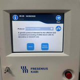 Functional touchscreen on Unit 2 showing the Standard Wash protocol interface.