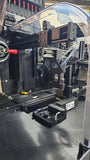 Overhead view of Nexar liquid handling gantry and internal fluidic lines.